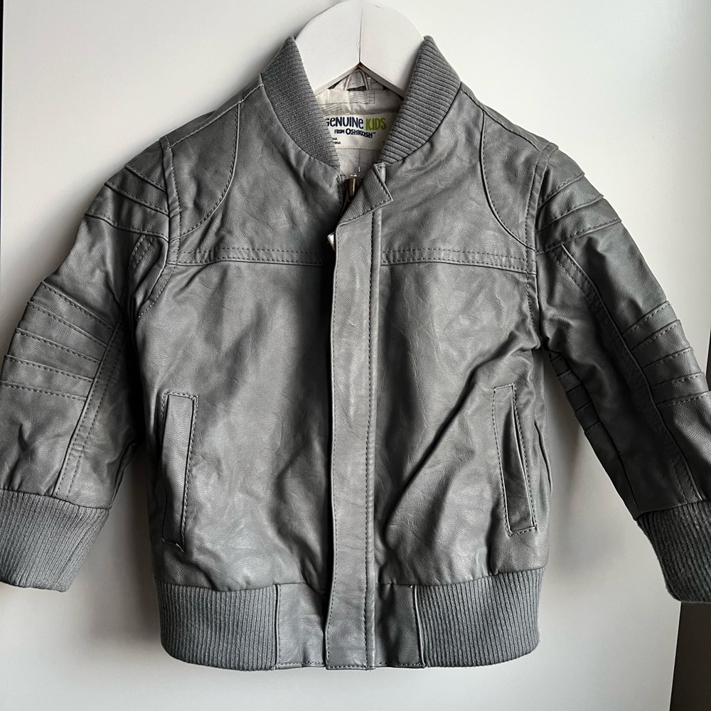 OshKosh Genuine Kids faux leather kid's jacket 18m